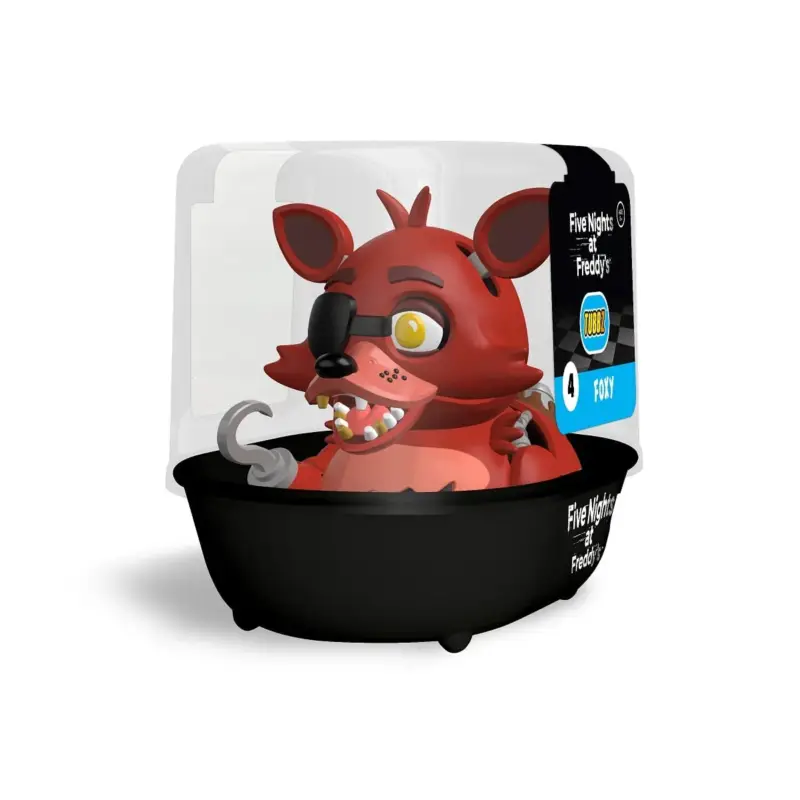 Numskull - TUBBZ Rubber Duck - Five Nights at Freddy's - Foxy (First Edition) - 9cm Figuurtje Hoge Kwaliteit