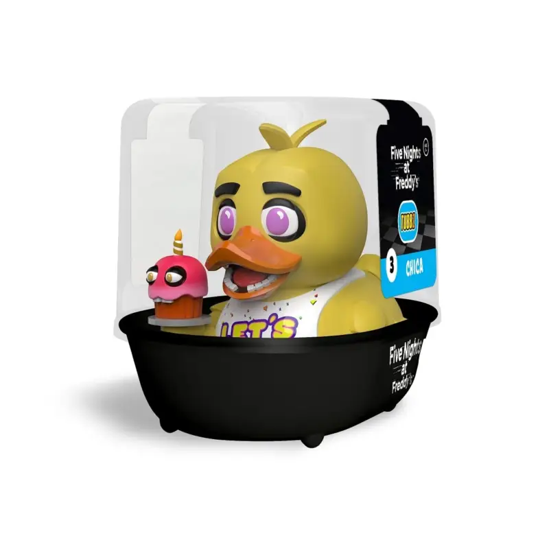 Veilige Betaling Numskull - TUBBZ Rubber Duck - Five Nights at Freddy's - Chica (First Edition) - 9cm Figuurtje