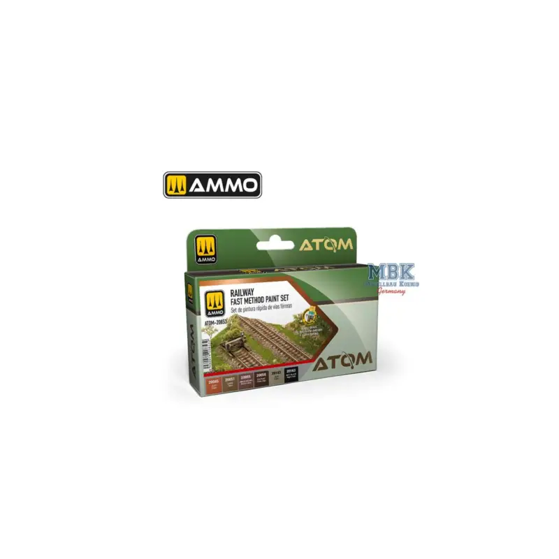 ATOM Railway Fast Method paint Set Acrylverf Voordeelprijs