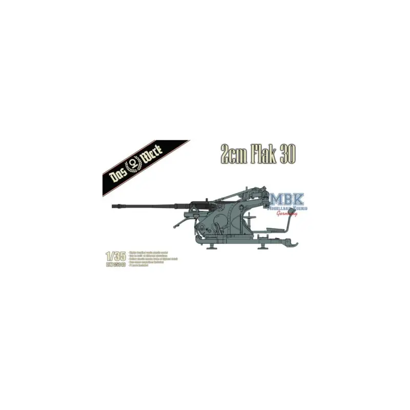 German 2 cm Flak 30 Schaalmodel Premium