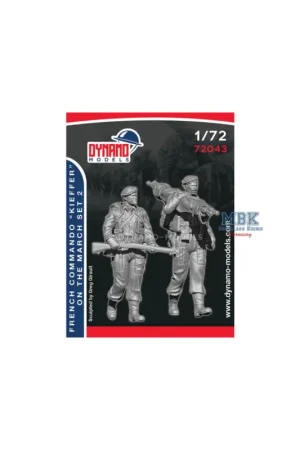 Snelle Levering French Commando Kieffer Marching - Set 2 Figuren