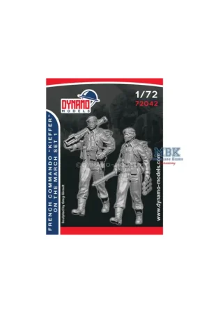 French Commando Kieffer Marching - Set 1 Figuren Alleen Vandaag