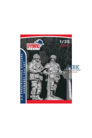 Gecertificeerd U.S Paratrooper Officers Normandy 44 Set Figuren