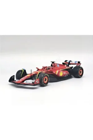 Finale Uitverkoop Ferrari f1 sf-24 team scuderia ferrari 55 carlos sainz imola grand prix 2024 5th (premium packaging with helmet)