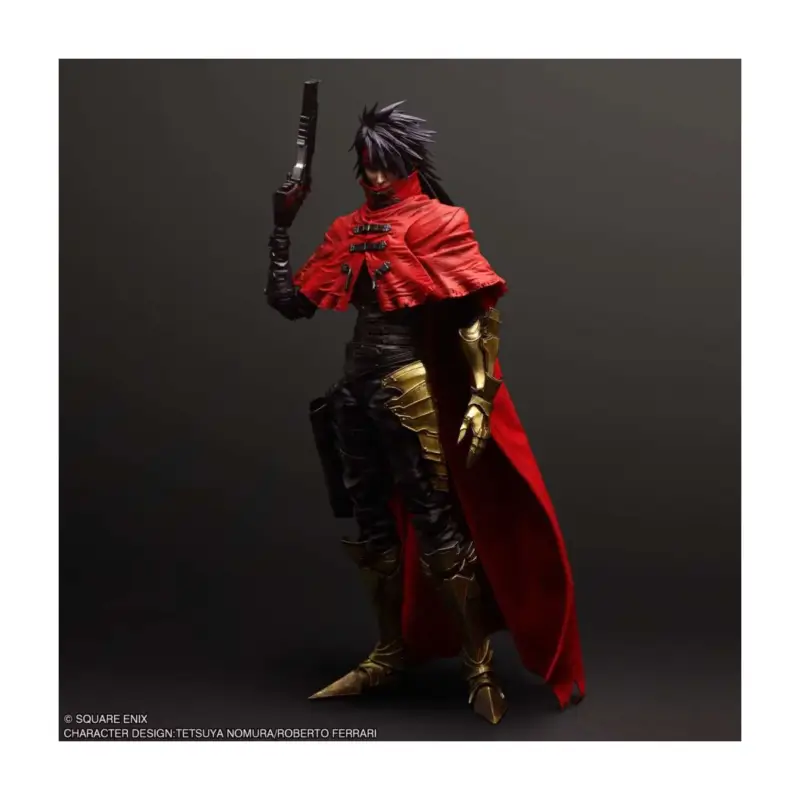 Voordeelprijs Final Fantasy 7 Rebirth Vincent Valentine Play Arts Shin Figuurtje