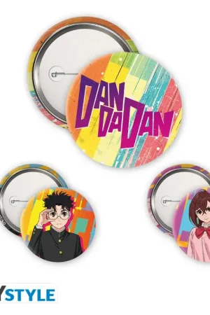 DAN DA DAN - Badge Pack - Momo & Okarun Pinnen Favoriet