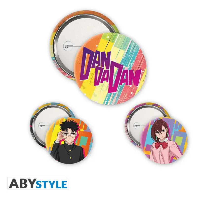 DAN DA DAN - Badge Pack - Momo & Okarun Pinnen Favoriet