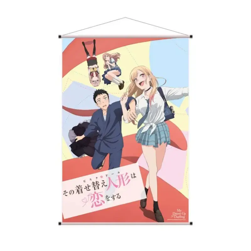 Favoriet My Dress Up Darling Marin & Wakana Wallscroll Poster