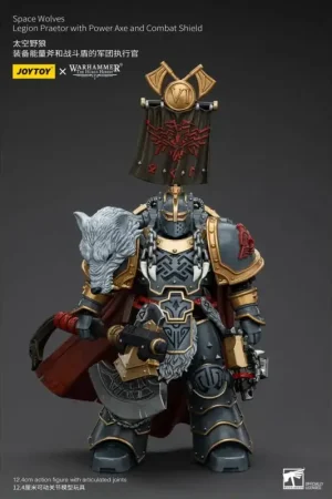 Warhammer The Horus Heresy Figure 1/18 Space Wolves Legion Praetor with Power Ax and Combat Shield 12 cm Veilige Betaling