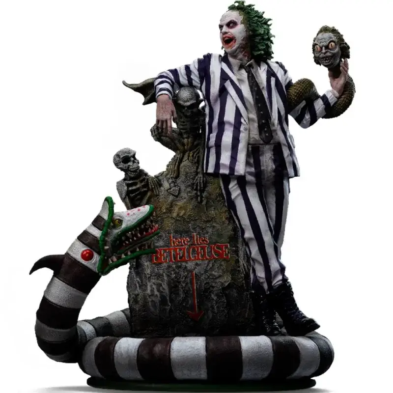 Beetlejuice - Beetlejuice Art Scale 1/10 Statue 19 cm - Iron Studios Figuurtje Beste Prijs