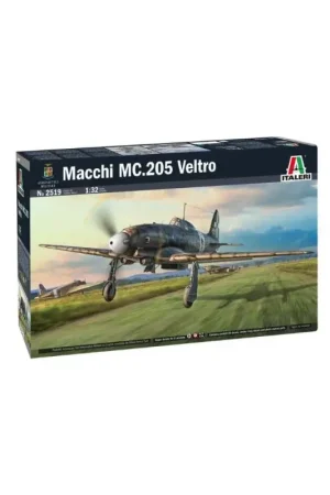 ITALERI: 1/32; Macchi M.C. 205 Veltro + GRATIS 1 boccetta di MICROSCALE: MICRO-SET soluzione decal 30ml Meest Verkocht