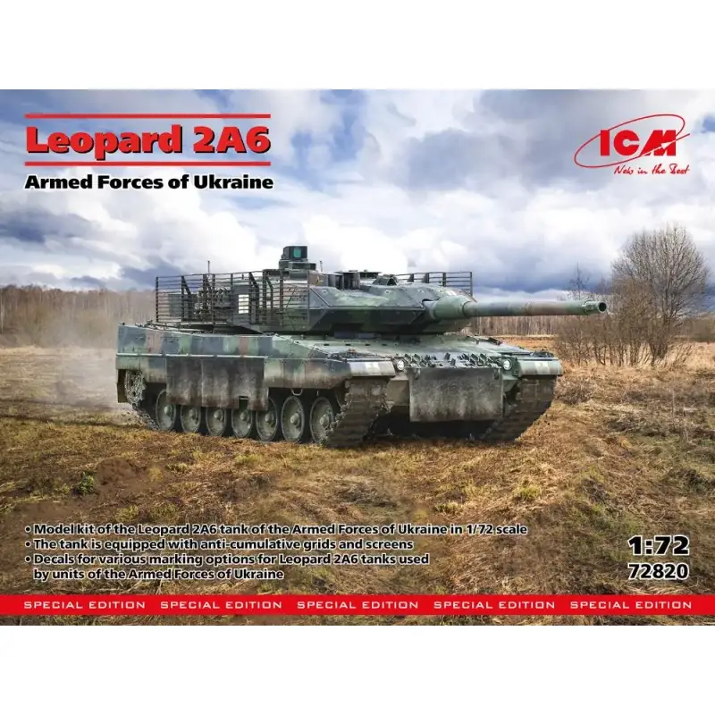 Aanbieding Leopard 2A6 Armed Forces of Ukraine AUGUST RELEASE!!! Schaalmodel