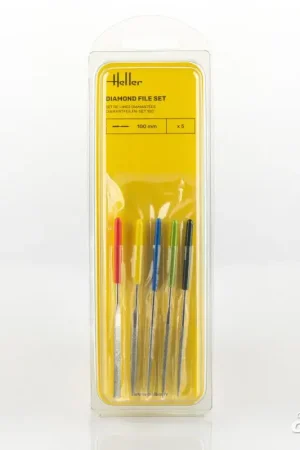 Diamond file set 100 mm (5 pieces) Beperkt Aanbod