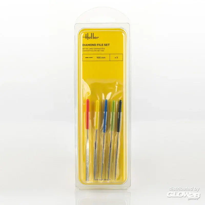 Diamond file set 100 mm (5 pieces) Beperkt Aanbod