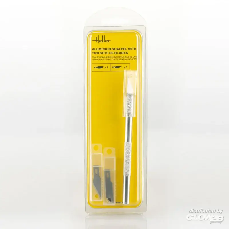 Betrouwbaar Aluminum scalpel with fine-pointed blade