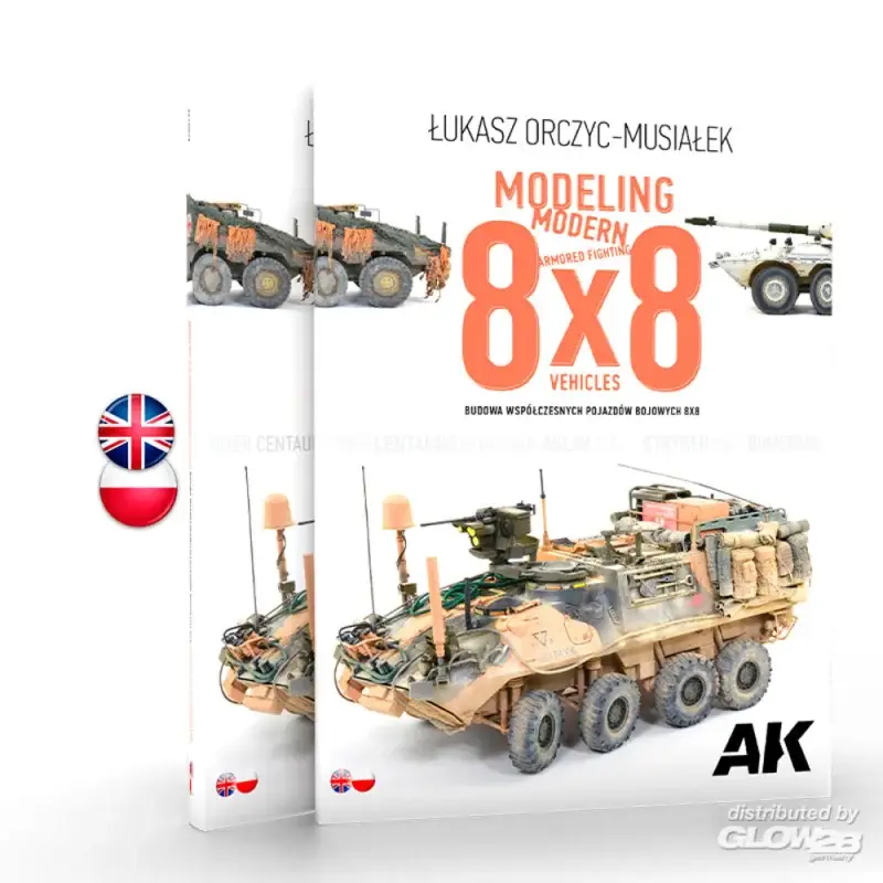 Modeling Modern Armored Fighting 8x8 Vehicles Bilingual English - Polish Boek Populair