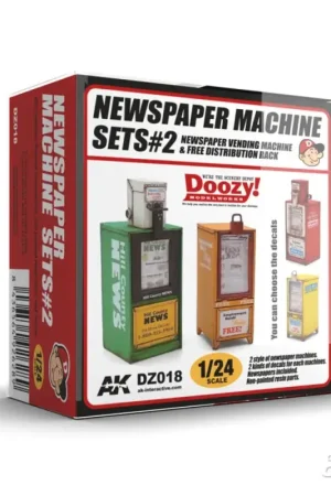 Newspaper machine sets 2 Uitverkoop
