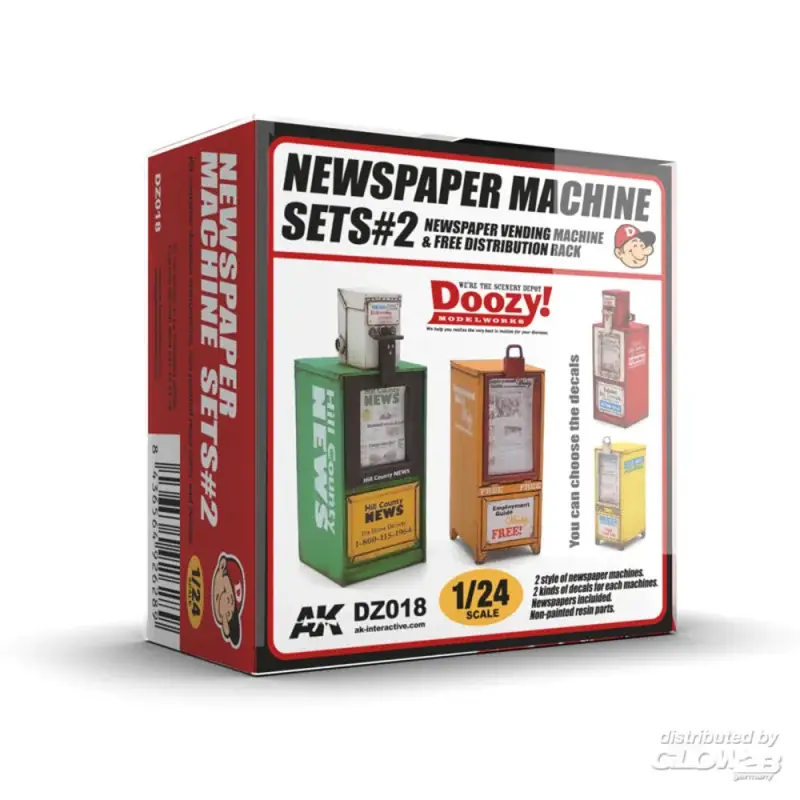 Newspaper machine sets 2 Uitverkoop