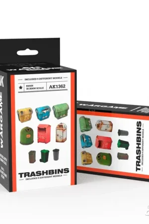 Nu Kopen Trashbins scenography wargame set (30-35mm)