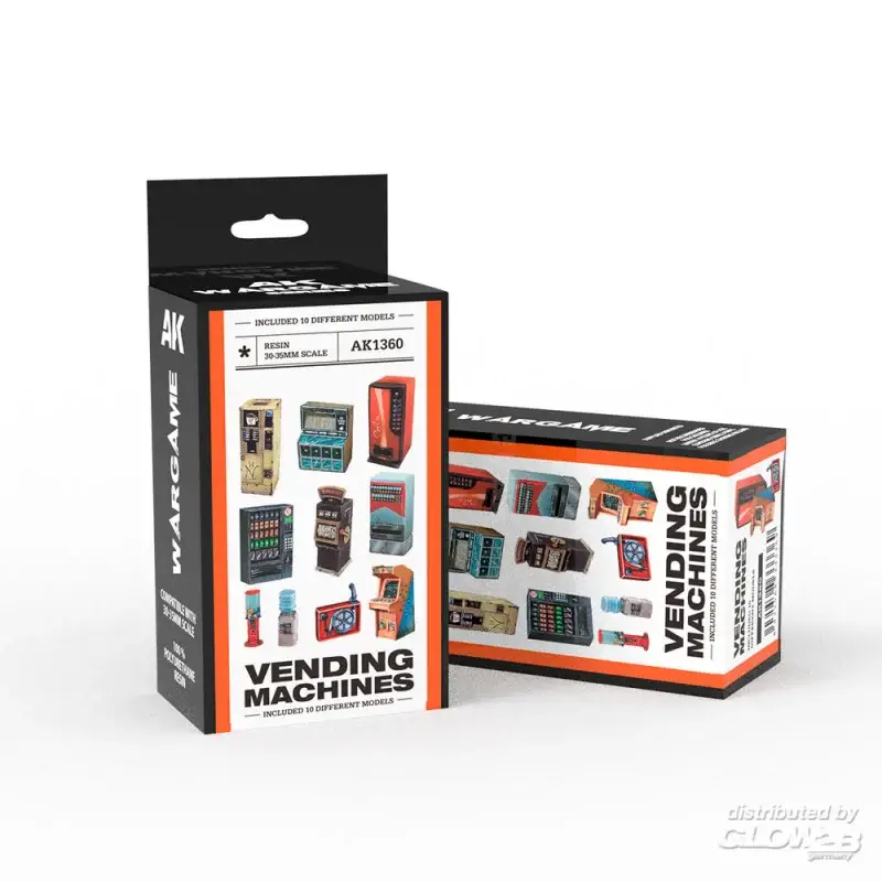 Gratis Retour Vending machine set wargame (resin 30-35mm)