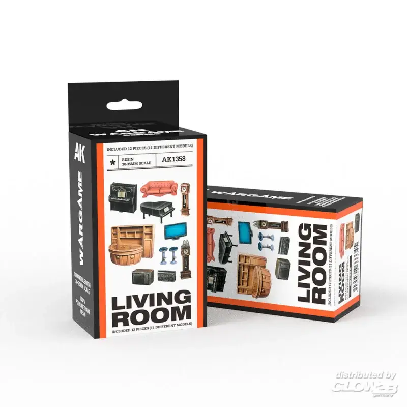 Premium Living room set wargame (resin 30-35mm)