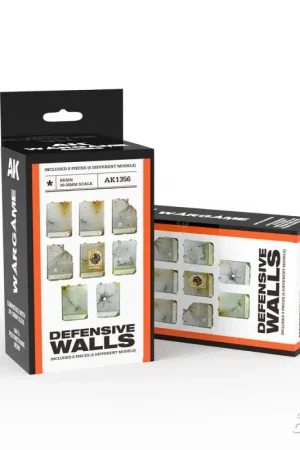 Defensive walls set wargame (resin 30-35mm) Nu Kopen