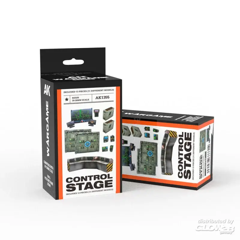Populair Control stage set wargame (resin 30-35mm)
