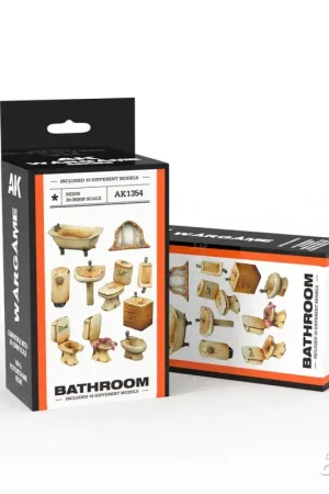 Bathroom set wargame (resin 30-35mm) Alleen Vandaag