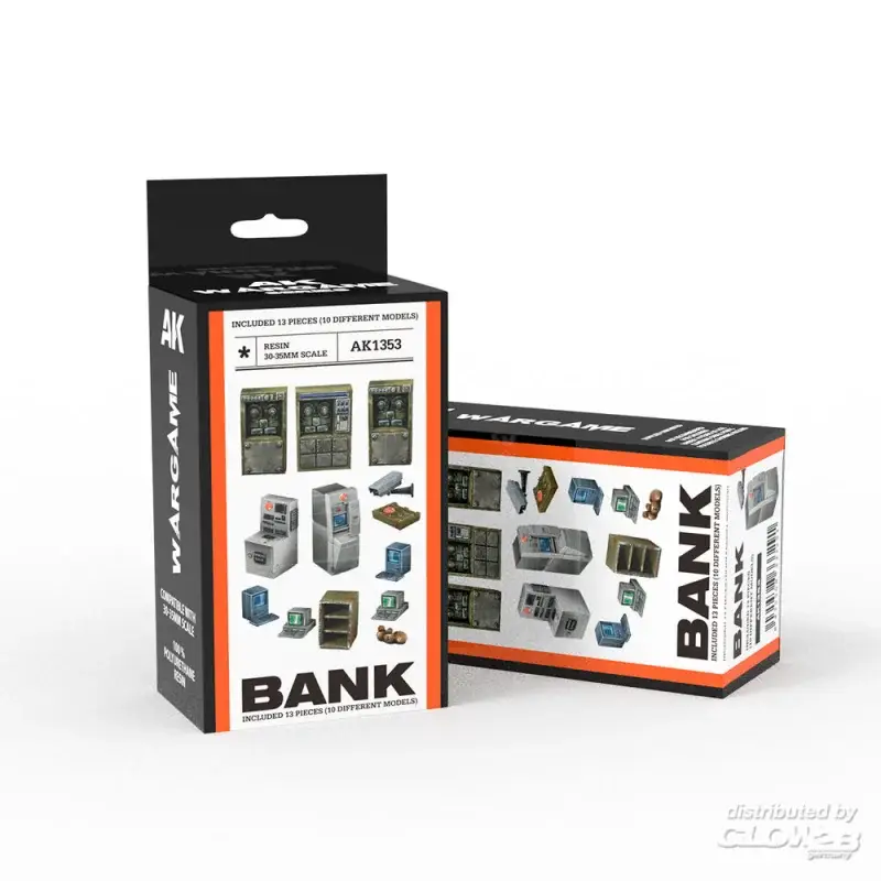 Bank set wargame (resin 30-35mm) Merkproduct