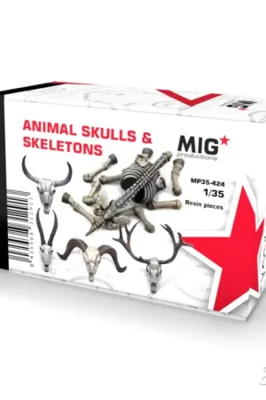 Animal skulls & skeletons 1:35 Goedkoop