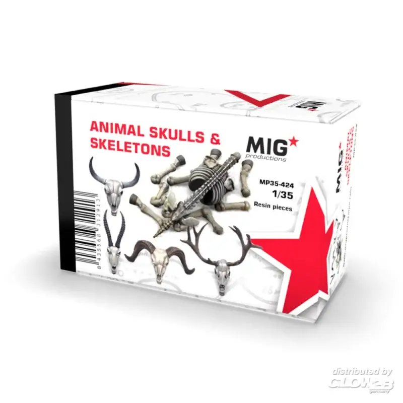 Animal skulls & skeletons 1:35 Goedkoop