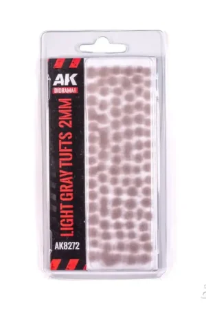 Light gray - fantasy tufts 2mm Superprijs