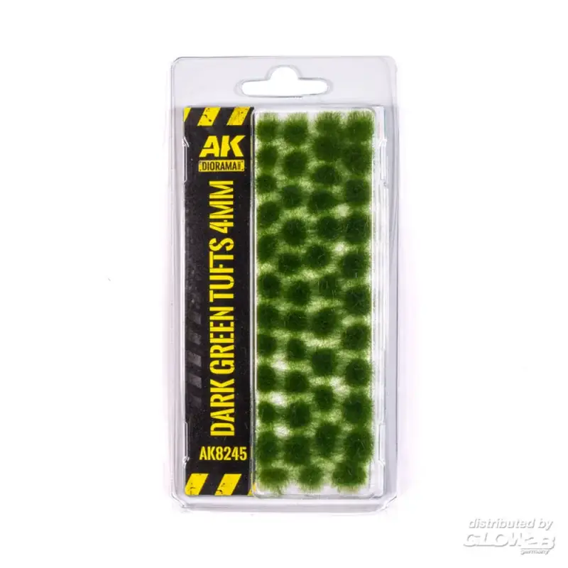 Dark green tufts 4mm Lage Prijs