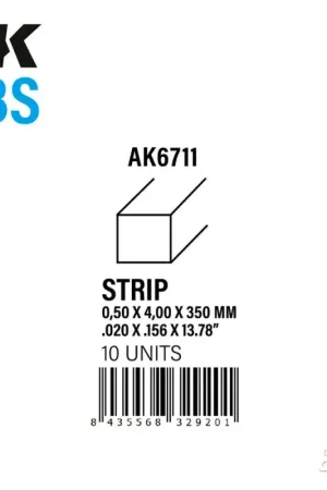 Goedkoop Strips 0.50 x 4.00 x 350mm - ABS STRIP