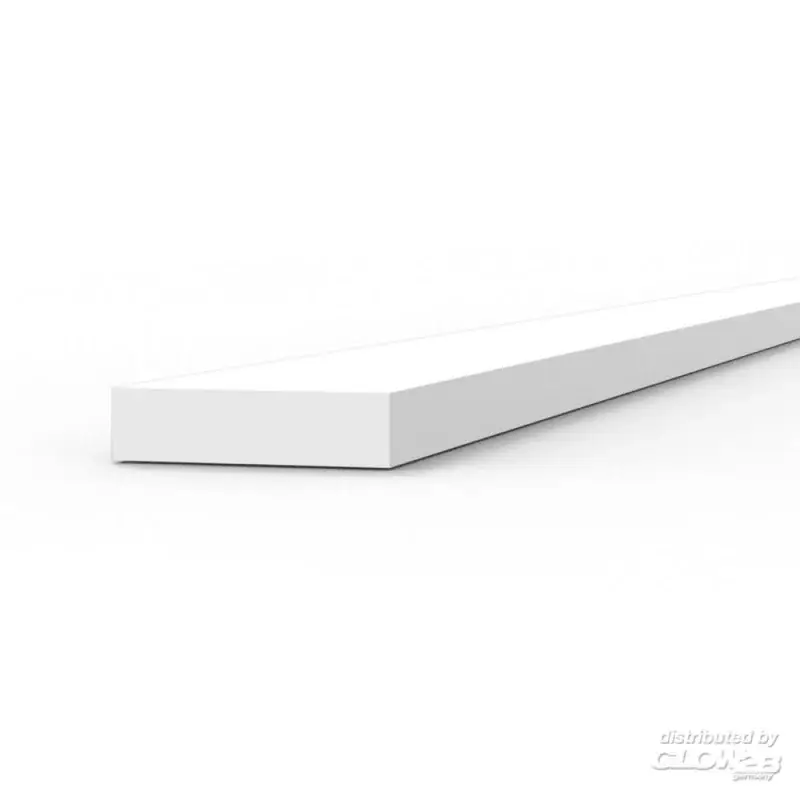Populair Strips 0.75 x 3.00 x 350mm - STYRENE STRIP