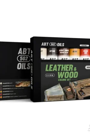 Alleen Vandaag Leather & wood colors set - abt 502 oils
