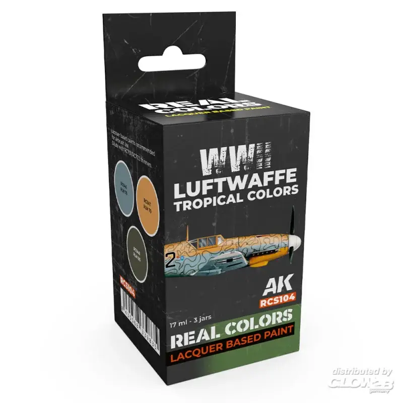 WWII Luftwaffe Tropical Colors SET Acrylverf Flitsaanbieding