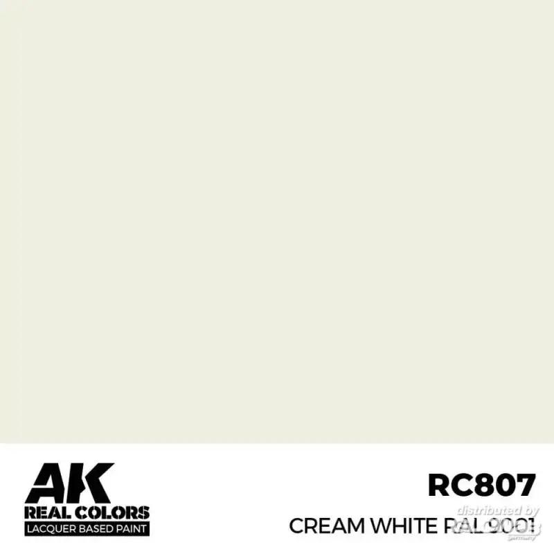 Favoriet Cream White RAL 9001 17 ml. Acrylverf