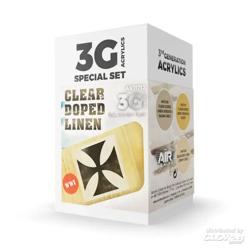 Clear Doped Linen SET 3G Acrylverf Lage Prijs