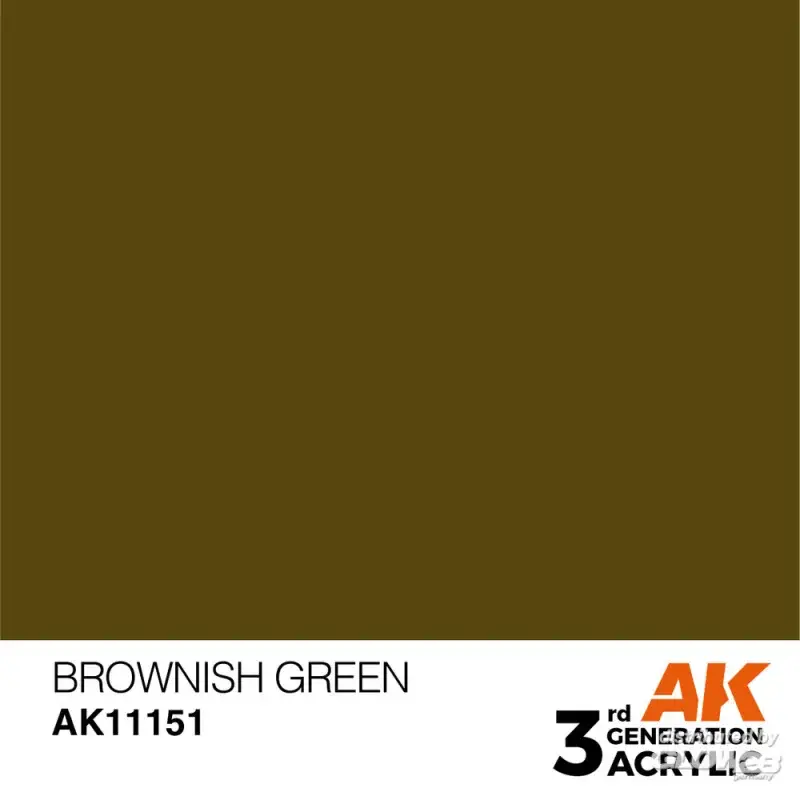 Alleen Vandaag Brownish Green 17ml Acrylverf