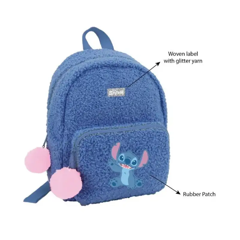STITCH - Faux Wool Backpack Tas Korting