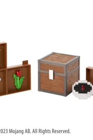 Must-Have Minecraft Forest Loot Chest 10cm