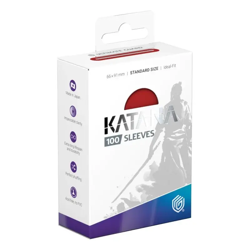 Koop Online Ultimate Guard 100 Katana Sleeves Standard Size Rising Sun