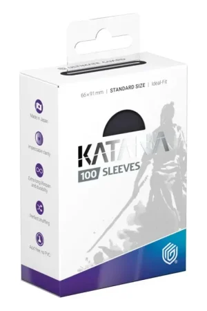 Ultimate Guard 100 Katana Sleeves Standard Size Obsidian Shard Beperkte Voorraad