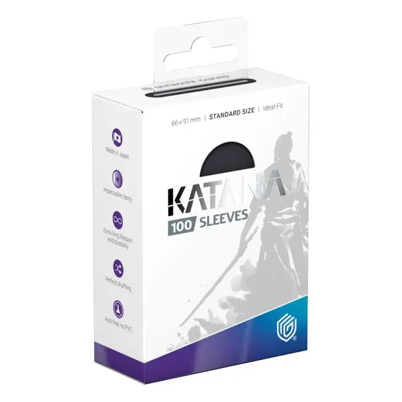 Ultimate Guard 100 Katana Sleeves Standard Size Obsidian Shard Beperkte Voorraad