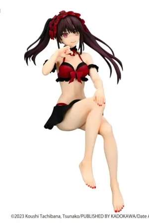 Veilige Betaling Date A Live PVC Statue Noodle Stopper Kurumi Tokisaki Swimsuit Ver. 15cm Figuurtje