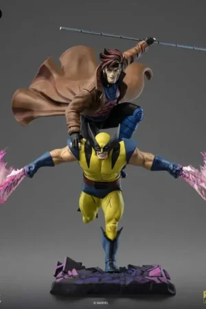Nieuw X-men 97 Wolverine & Gambit 1/10 Statue Figuurtje