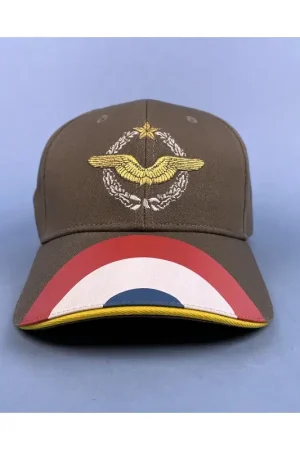 Air Force Cap (embroidered and printed, cotton/velcro) Finale Uitverkoop