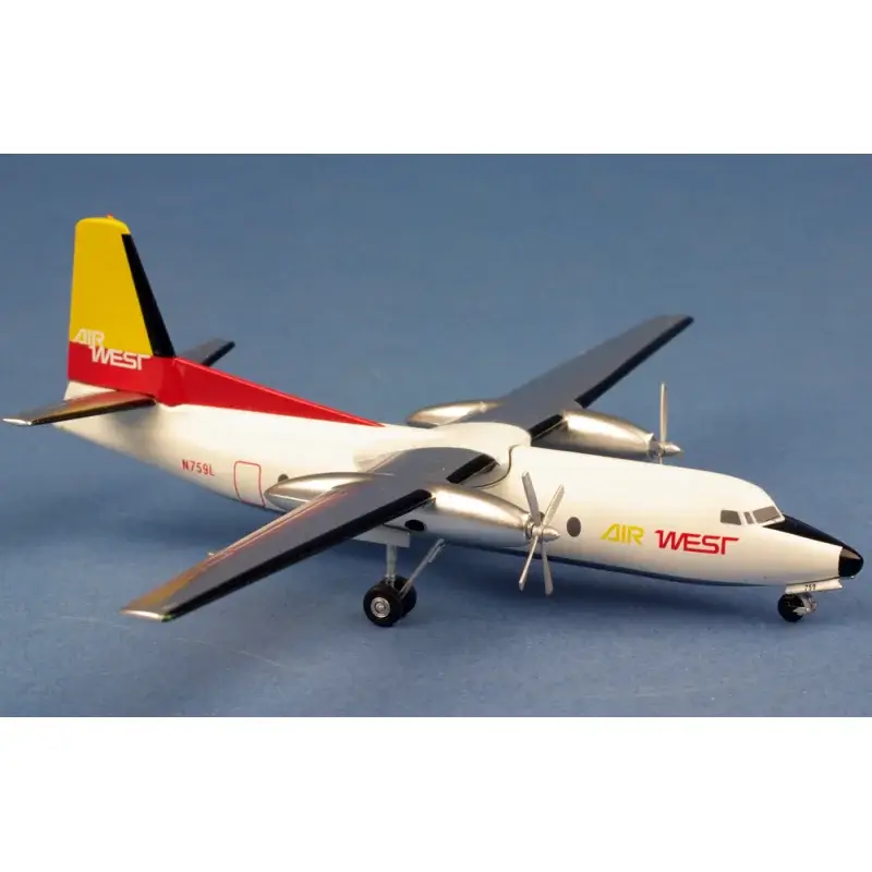 Must-Have Air West Fokker 27 N759L Miniatuur