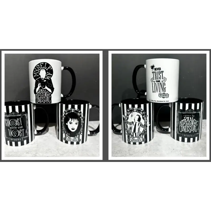 BEETLEJUICE - Black&White - Colorful Interior Mug Populair
